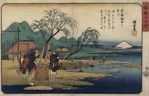 Río Joya de Cho_fu en la provincia de Musashi, 1835-1837