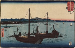 Kisarazu en la provincia de Kazusa, julio de 1858
