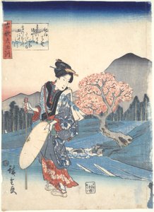 Koka: seis ríos Tama de Utagawa Hiroshige