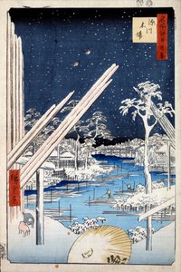 Astilleros en Fukagawa Cien vistas famosas de Edo
