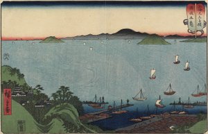 Marugame en la provincia de Sanuki, agosto de 1858
