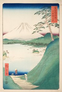 Paso de Misaka en la provincia de Kai, de la serie "Treinta y seis vistas del Monte Fuji"