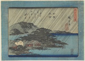 Lluvia nocturna en Karasaki