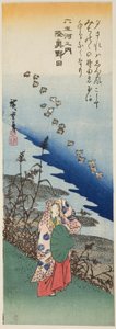 Río de joyas Noda en la provincia de Mutsu (Mutsu Noda), de la serie "Seis ríos de joyas (Mu Tamagawa no uchi)"