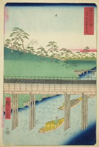 Ochanomizu en la Capital del Este (Toto Ochanomizu), de la serie "Treinta y seis vistas del Monte Fuji (Fuji sanjurokkei)"
