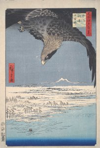 Llanura en Susaki, Fukagawa, de la serie Cien vistas de Edo de Utagawa Hiroshige