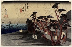 La lluvia de la princesa Tora, O_iso, c. 1833