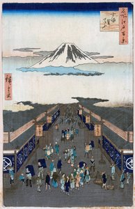 Surugacho Cien vistas famosas de Edo, 1856-1858 de Utagawa Hiroshige