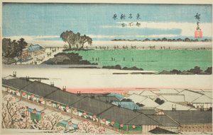 El Nuevo Yoshiwara, de la serie "Lugares famosos de la capital oriental"