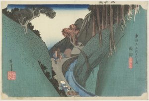 Montaña Utsu, Okabe, c. 1833
