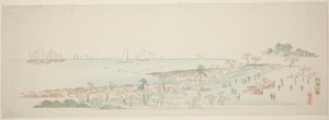 Vista de la Colina Goten, de la serie "Trece Vistas de los Alrededores de Edo"