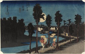 Escena de invierno, Mamamatsu, c. 1833