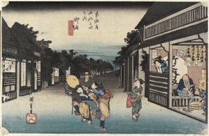 Mujeres solicitando viajeros, Goyu, c. 1833