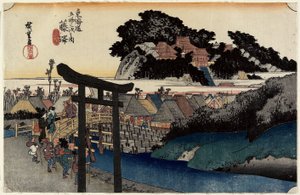 Templo Yugyo_ji, Fujisawa, c. 1833