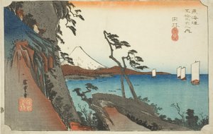Yui: Pico Satta, de la serie "Cincuenta y tres estaciones del camino Tokaido" de Utagawa Hiroshige