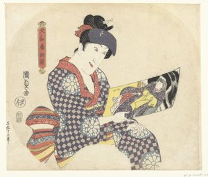 actor con foto de Utagawa Kunisada (I)