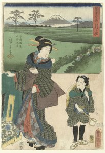 Hodogaya De 53 estaciones puerta twee penselen (título de la serie) Sohitsu gojusan tsugi (título de la serie sobre el objeto)