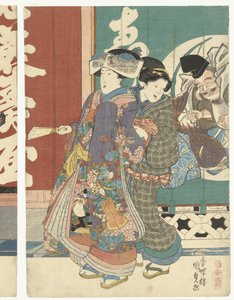 Mujeres en la tienda Ebisuya de Utagawa Kunisada (I)