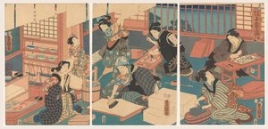 Las mujeres hacen fotos de Utagawa Kunisada (I)