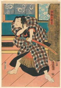 Chokichi, "el caballo indomable" de Utagawa Kunisada