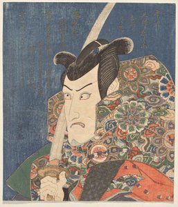 Ichikawa Danj?r? VII vestido para un papel de Utagawa Kunisada