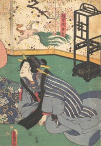 Impresión, siglo XIX de Utagawa Kunisada