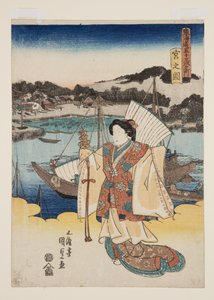 Vista de Miya de Utagawa Kunisada