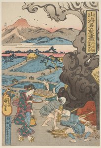 Hizen: Imari-Yakki, c.1833 (xilografía, tinta y color sobre papel)