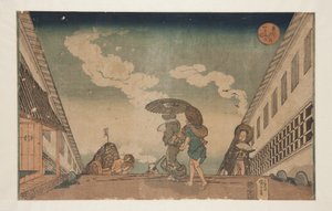 Kasumigaseki de Utagawa Kuniyoshi
