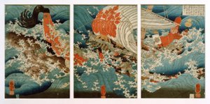 El sacrificio de Yojibei de Utagawa Kuniyoshi