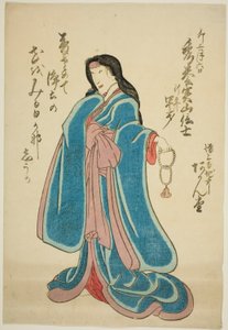 Retrato conmemorativo del actor Bando Shuka I de Utagawa School
