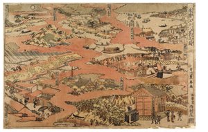 Ocho vistas de Edo, c.1770-1780 de Utagawa Toyoharu