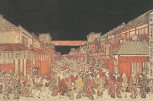 Sakaicho Fukiyacho Kaomise Yoshibai no Zu