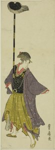 Parodia de una procesión de daimyo de Utagawa Toyohiro