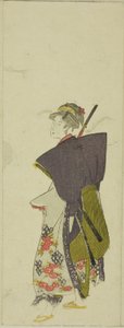 Parodia de una procesión de daimyo de Utagawa Toyohiro
