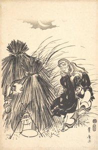 Atrapando al Zorro de Utagawa Toyohiro