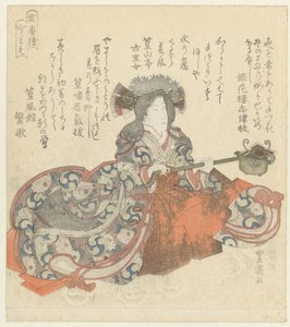tomoe gozen Tomoe (título en objeto) Een diptiek (título de la serie) Nibantsuzuki (título de la serie sobre el objeto) de Utagawa Toyokuni (I)