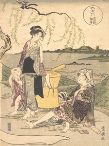 Chofu no Tamagawa de Utagawa Toyokuni I