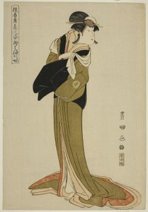 Hamamuraya: Segawa Kikunojo III, de la serie "Retratos de Actores en Escena (Yakusha butai no sugata-e)"