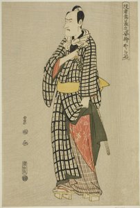 Koraiya: Ichikawa Komazo III, de la serie "Retratos de actores en escena (Yakusha butai no sugata-e)"