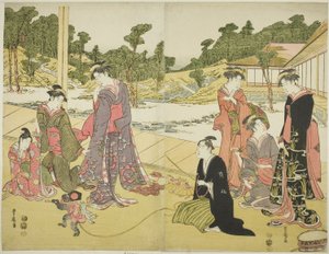 El joven domador de monos (Wakashu sarumawashi)
