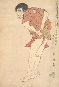 El actor Arashi Ryuzo, más tarde conocido como Arashi Shichigoro, siglos XVIII-XIX de Utagawa Toyokuni I