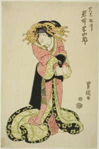 El actor Iwai Hanshiro como cortesano de Utagawa Toyokuni I