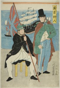 Ingleses (Igirisujin) de Utagawa Yoshikazu