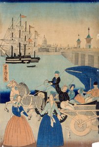 Imagen de Londres, Inglaterra de Utagawa Yoshitora