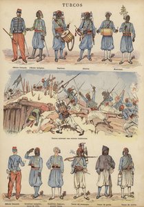 Turcos, soldados coloniales del ejército francés de Victor Armand Poirson