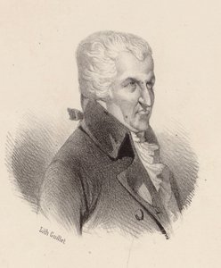 Retrato del compositor Pierre-Alexandre Monsigny 1729-1817 de V. Guillet