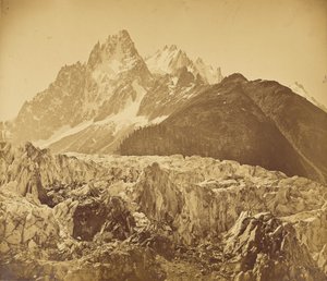 Mont-Blanc (Alta Saboya), Glaciar des Bois y Aiguille des Charmoz