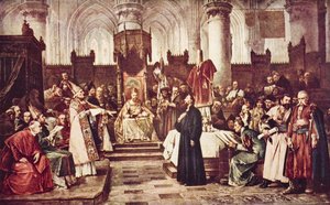 Juan Huss en Constanza, ilustración de 