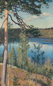 Lago en el desierto de Väinö Alfred Blomstedt